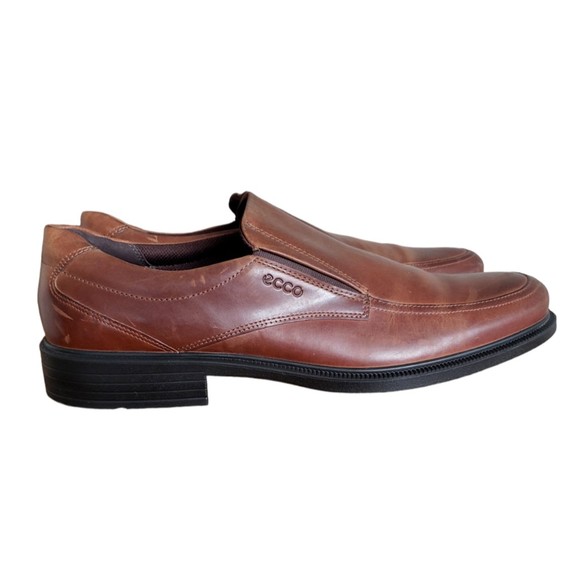 Ecco Helsinki 2.0 Apron Toe Men\'s Size 13.5  EU 47 Brown Leather Slip On Loafers main image 6